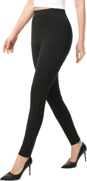 AFITNE Women's Yoga Dress Pants 2025 Spring Skinny Pull On Work Pants Stretchy Slim Fit Leg Office Casual Slacks