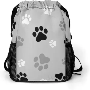 Animal Paw Prints Sports Bundle Pocket with Dry Wet Separation Unisex