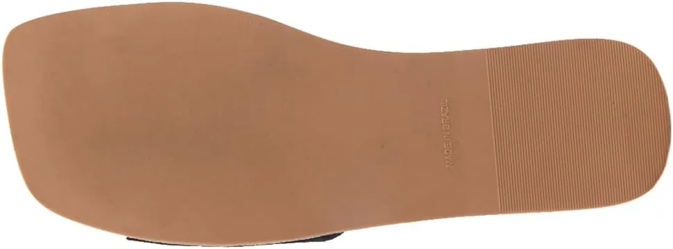 BEACH by Matisse Womens Bali Slide Flat Casual Sandals Casual - Black
