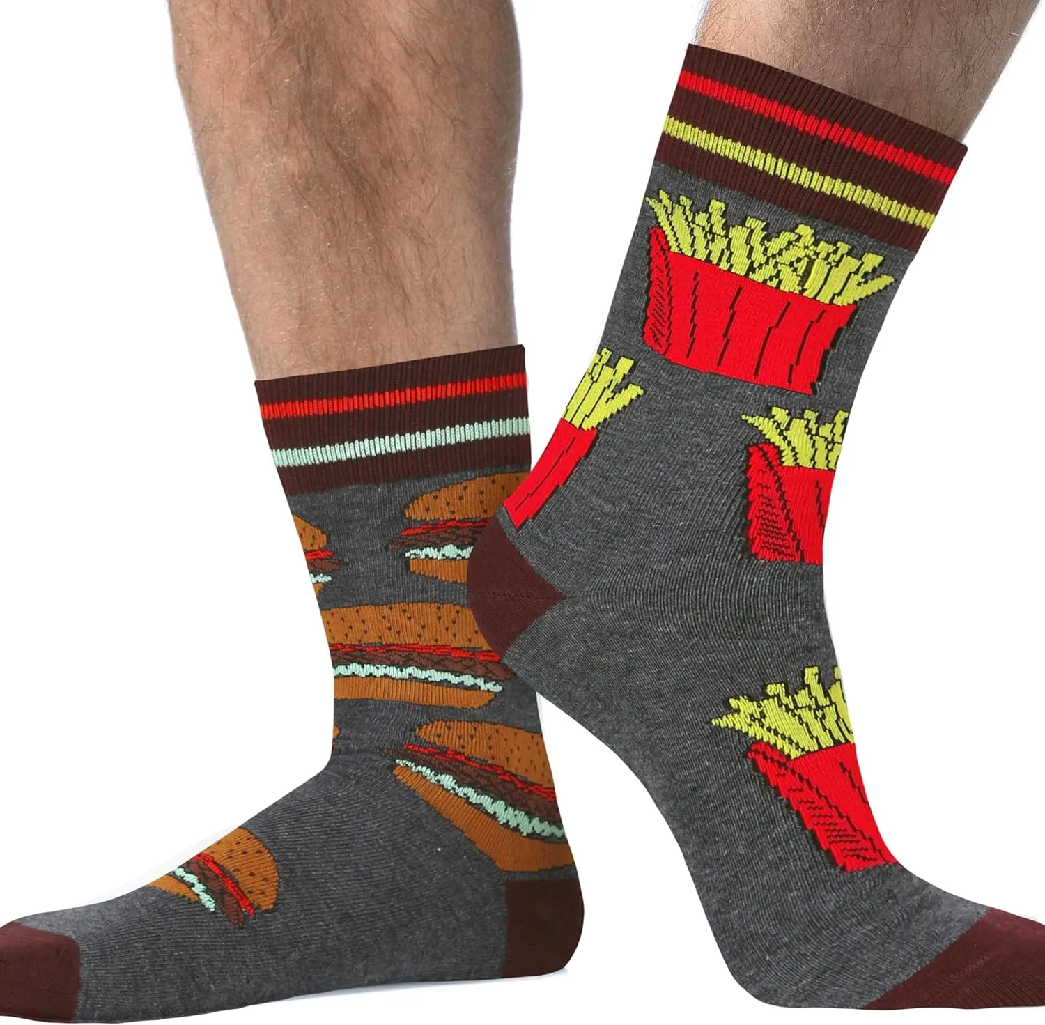 Benefeet Sox Mens Funny Crazy Socks Boys Teens Cool Funky 3D Print Graphic Novelty Pattern Seamless Athletic Basketball Socks