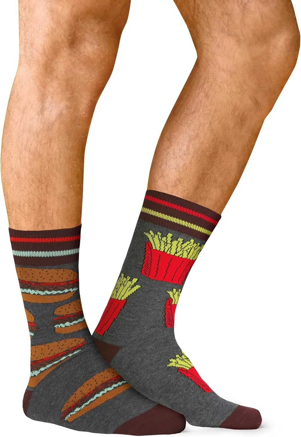 Benefeet Sox Mens Funny Crazy Socks Boys Teens Cool Funky 3D Print Graphic Novelty Pattern Seamless Athletic Basketball Socks