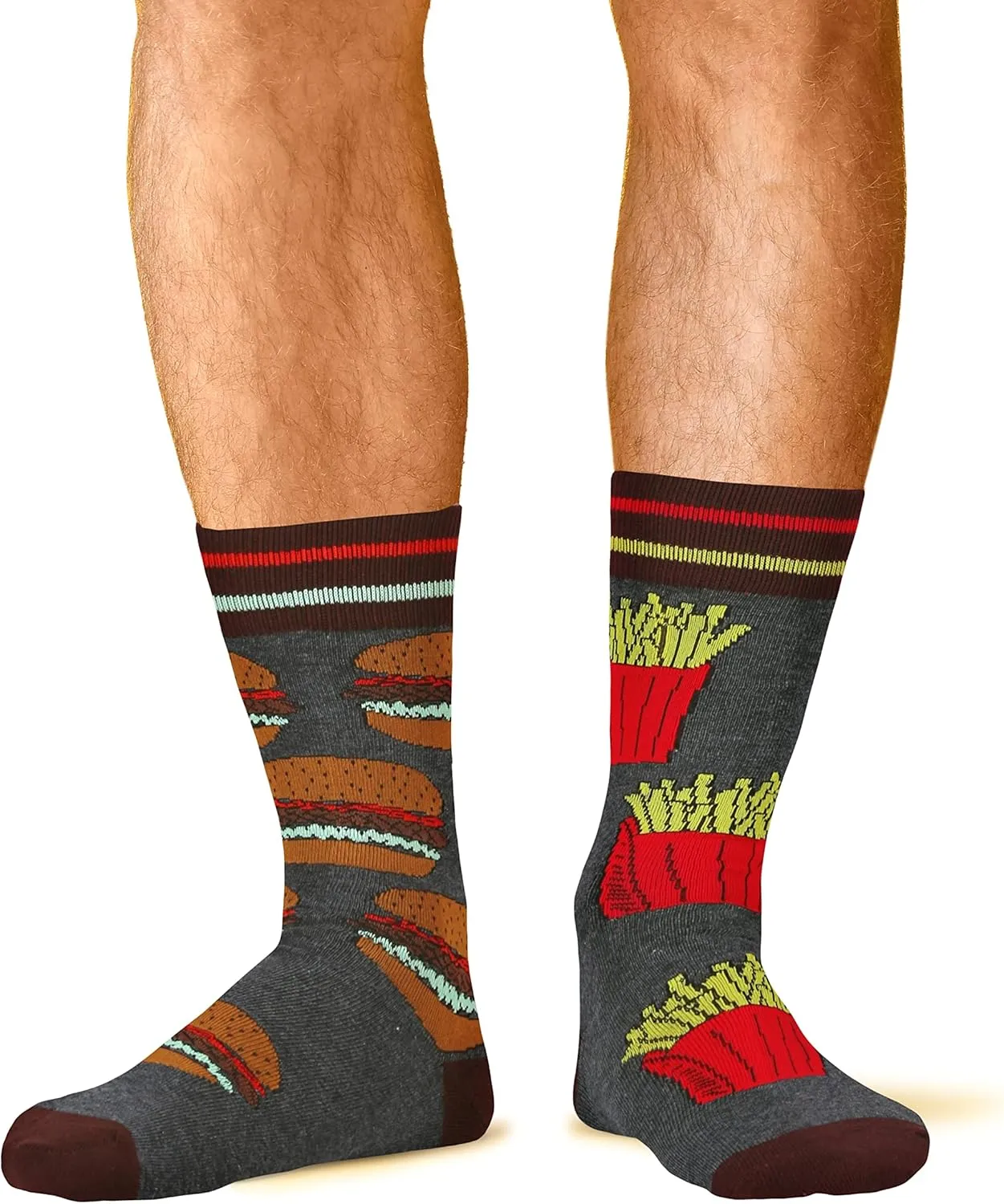 Benefeet Sox Mens Funny Crazy Socks Boys Teens Cool Funky 3D Print Graphic Novelty Pattern Seamless Athletic Basketball Socks