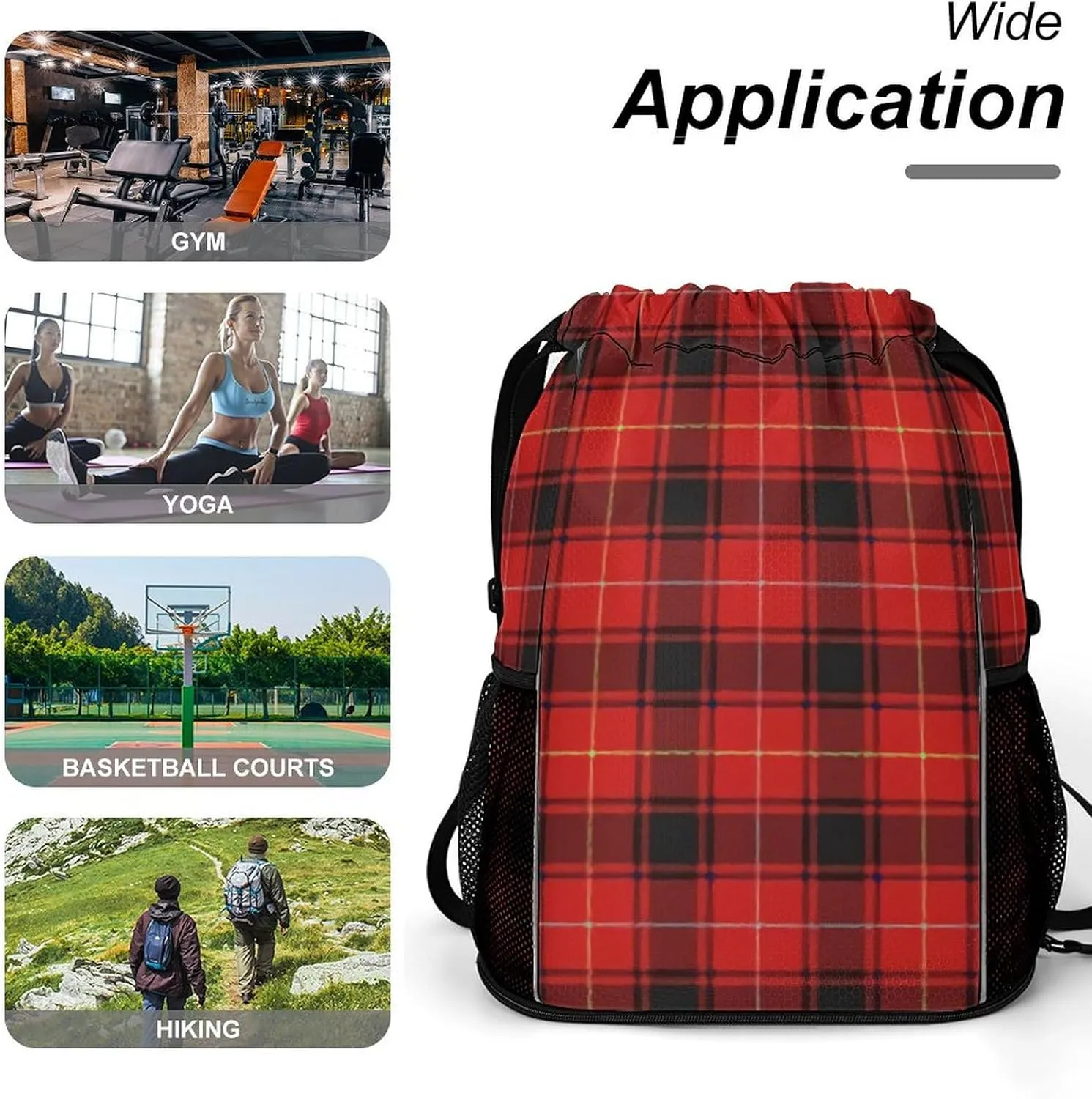 Clan MacIver Tartan Sports Bundle Pocket with Dry Wet Separation Unisex