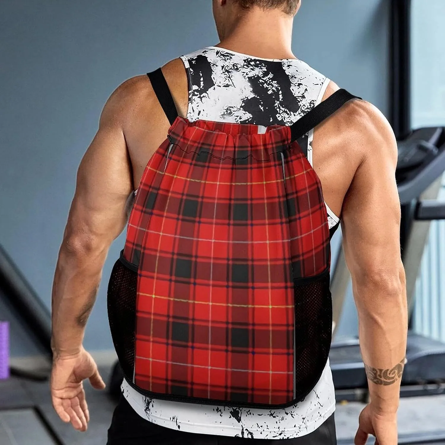 Clan MacIver Tartan Sports Bundle Pocket with Dry Wet Separation Unisex