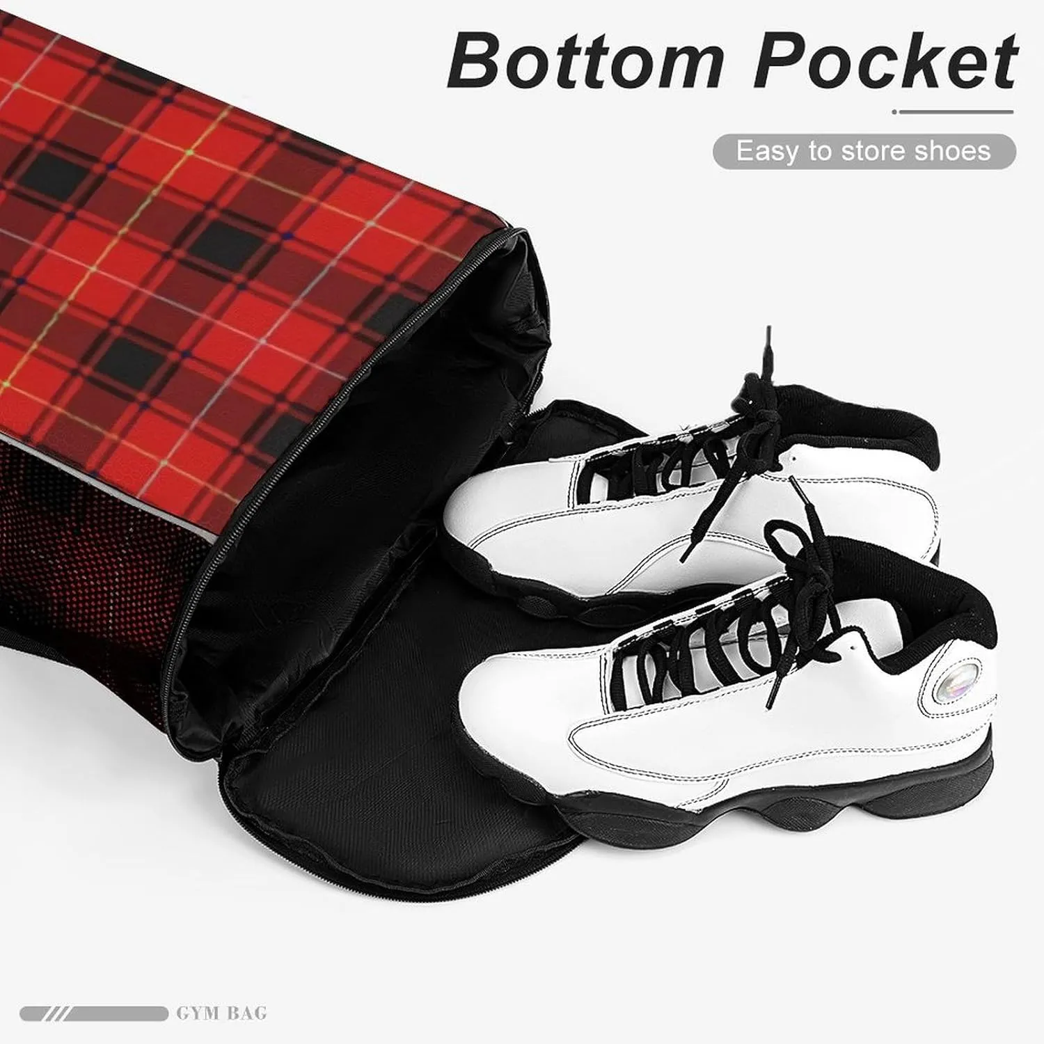 Clan MacIver Tartan Sports Bundle Pocket with Dry Wet Separation Unisex