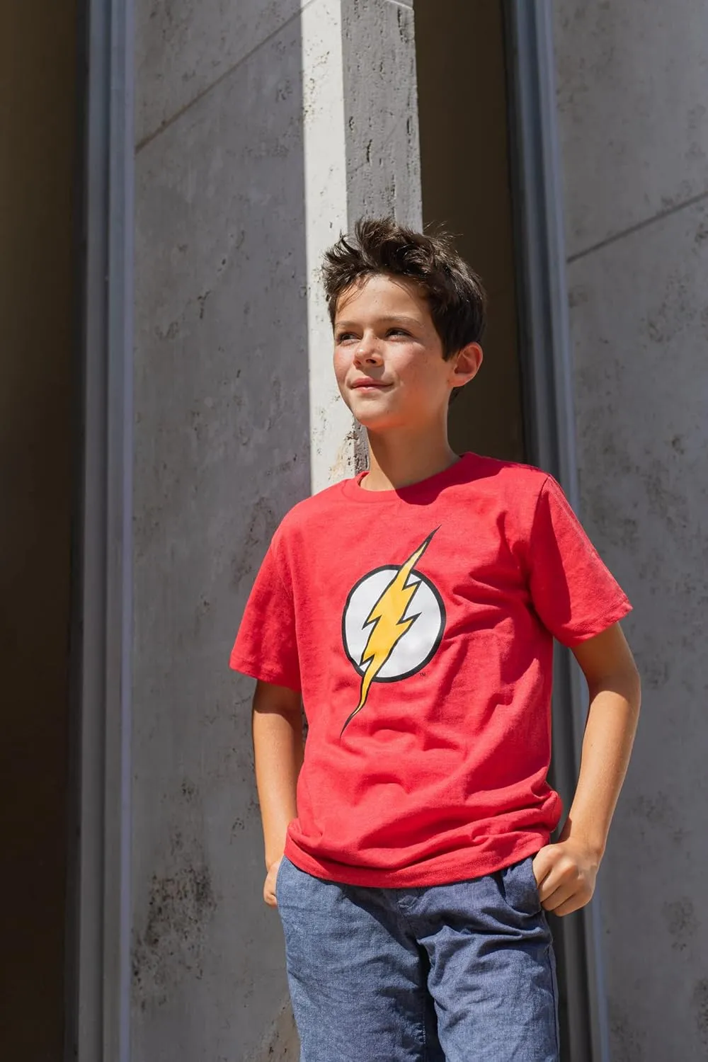 DC Comics Justice League Batman Superman The Flash 3 Pack T-Shirts Toddler to Big Kid
