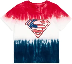 DC Comics Justice League Superman July 4th Matching Family T-Shirt Toddler to Adult Sizes (2T - 2XL)