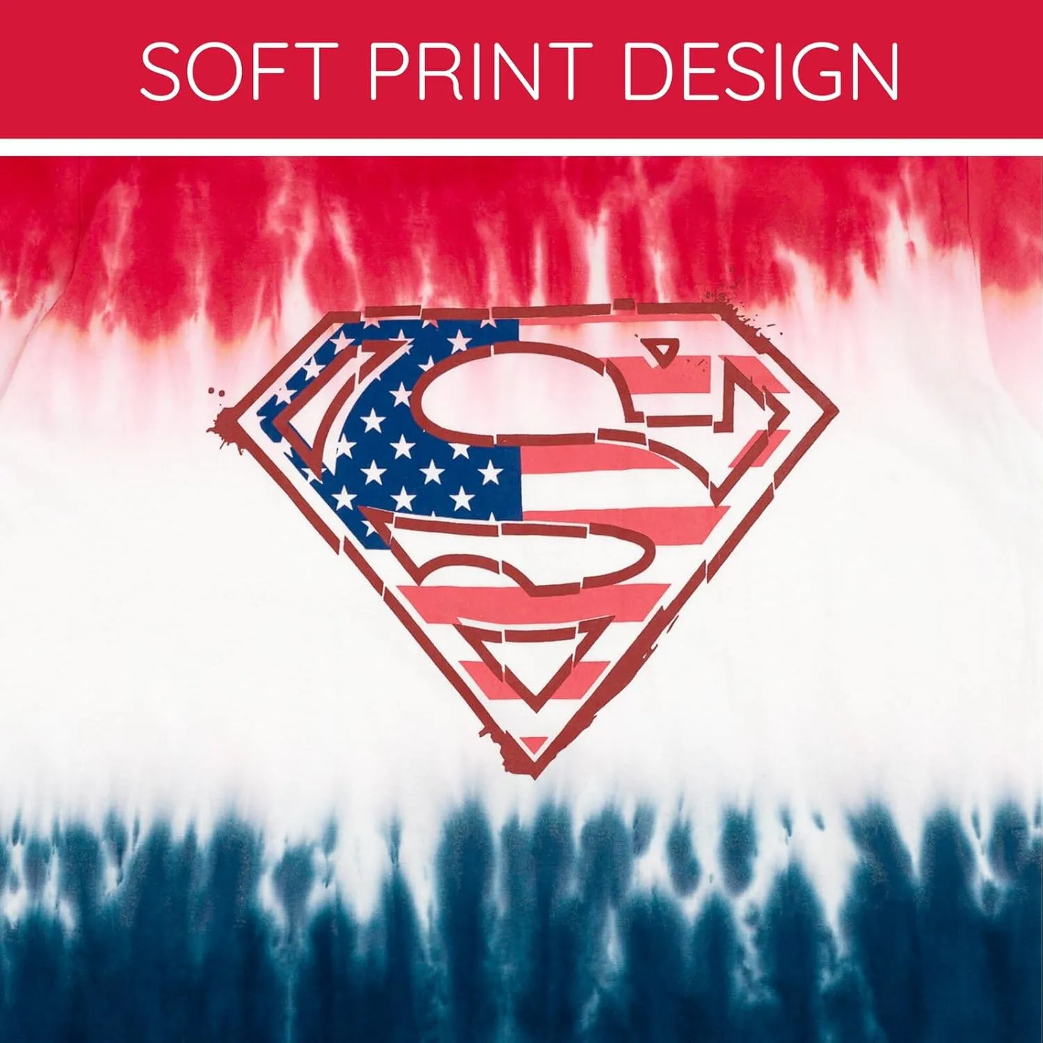 DC Comics Justice League Superman July 4th Matching Family T-Shirt Toddler to Adult Sizes (2T - 2XL)