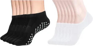 DIBAOLONG 12 packs Women's No Show Socks and Women's Yoga Socks