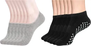DIBAOLONG 12 packs Women's No Show Socks and Women's Yoga Socks