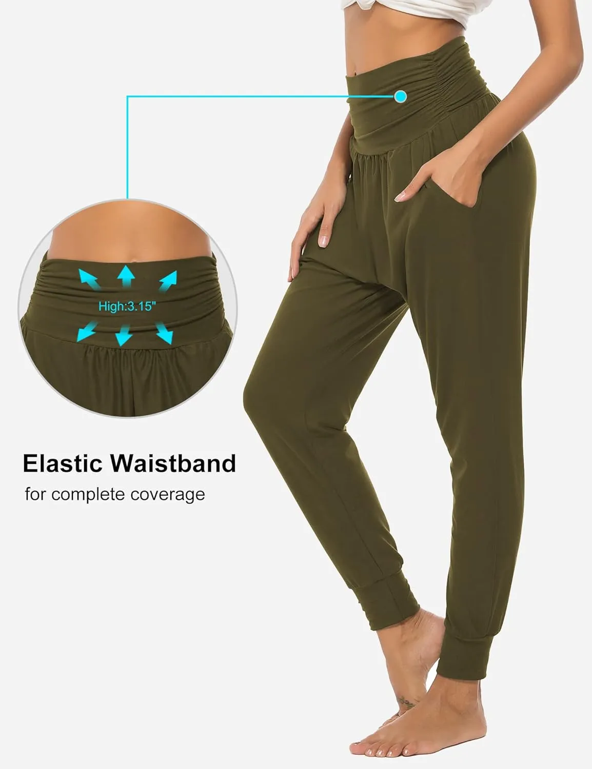 DIBAOLONG Womens Yoga Sweatpants Loose Workout Joggers Pants Comfy Lounge Pants with Pockets