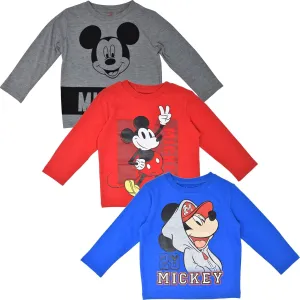 Disney Mickey Mouse 3 Pack T-Shirts Infant to Big Kid