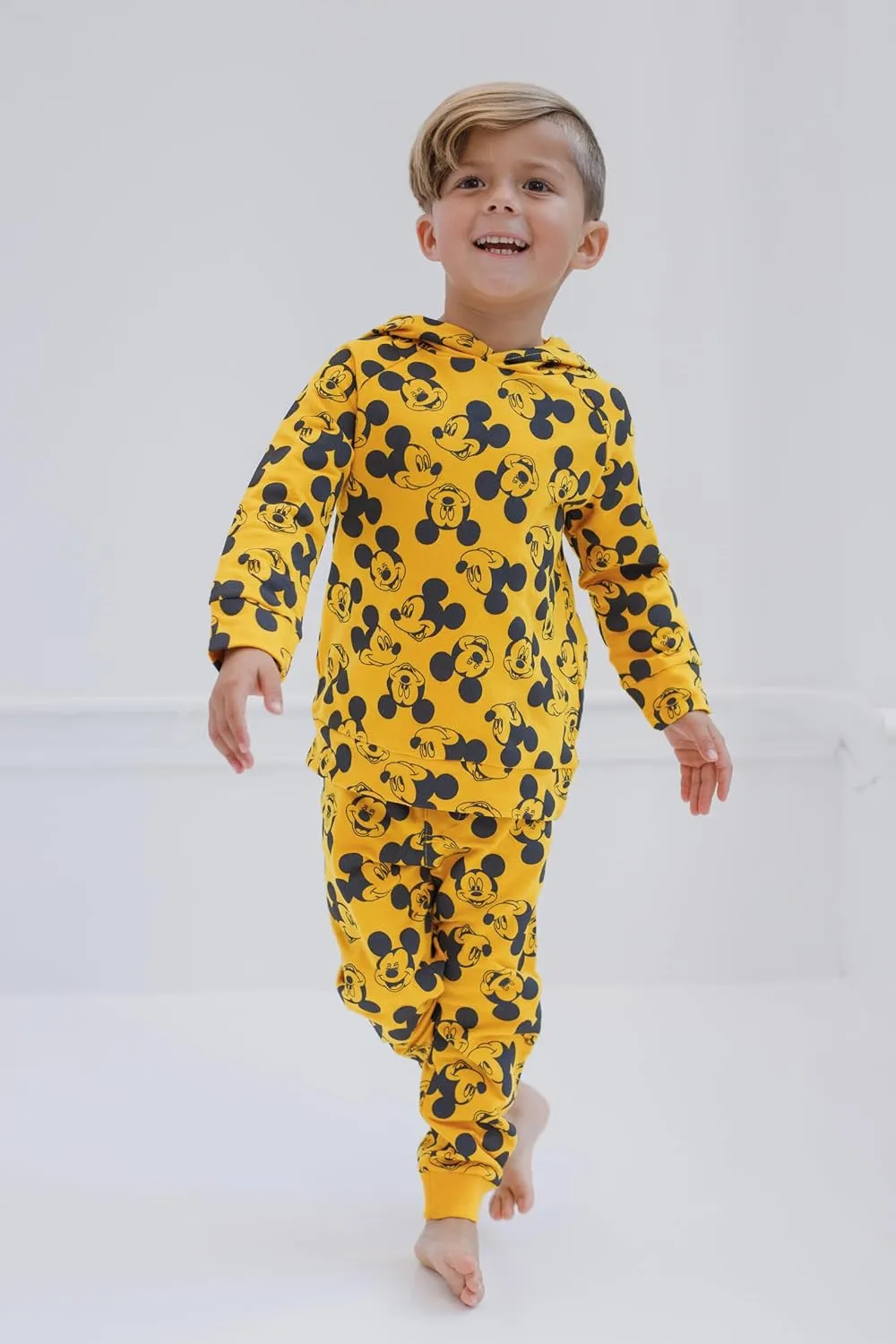 Disney Mickey Mouse Donald Duck Goofy Pluto French Terry Pullover Hoodie and Set Infant to Big Kid