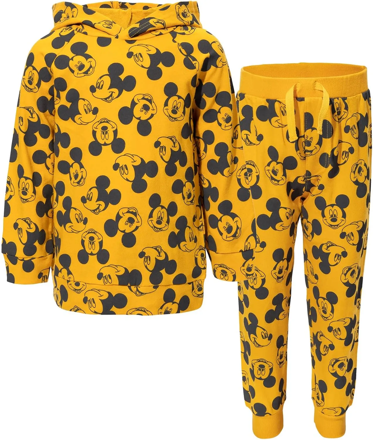 Disney Mickey Mouse Donald Duck Goofy Pluto French Terry Pullover Hoodie and Set Infant to Big Kid