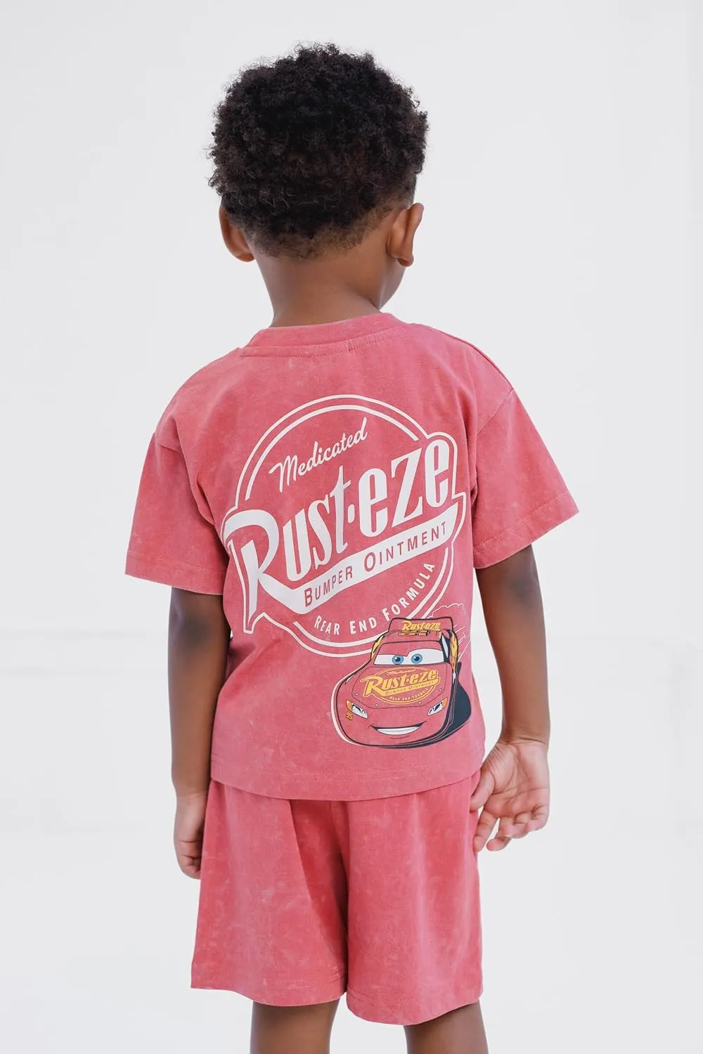 Disney Mickey Mouse Lion King Toy Story Cars French Terry T-Shirt & Shorts Set Infant to Big Kid Sizes (12 Months - 10-12)
