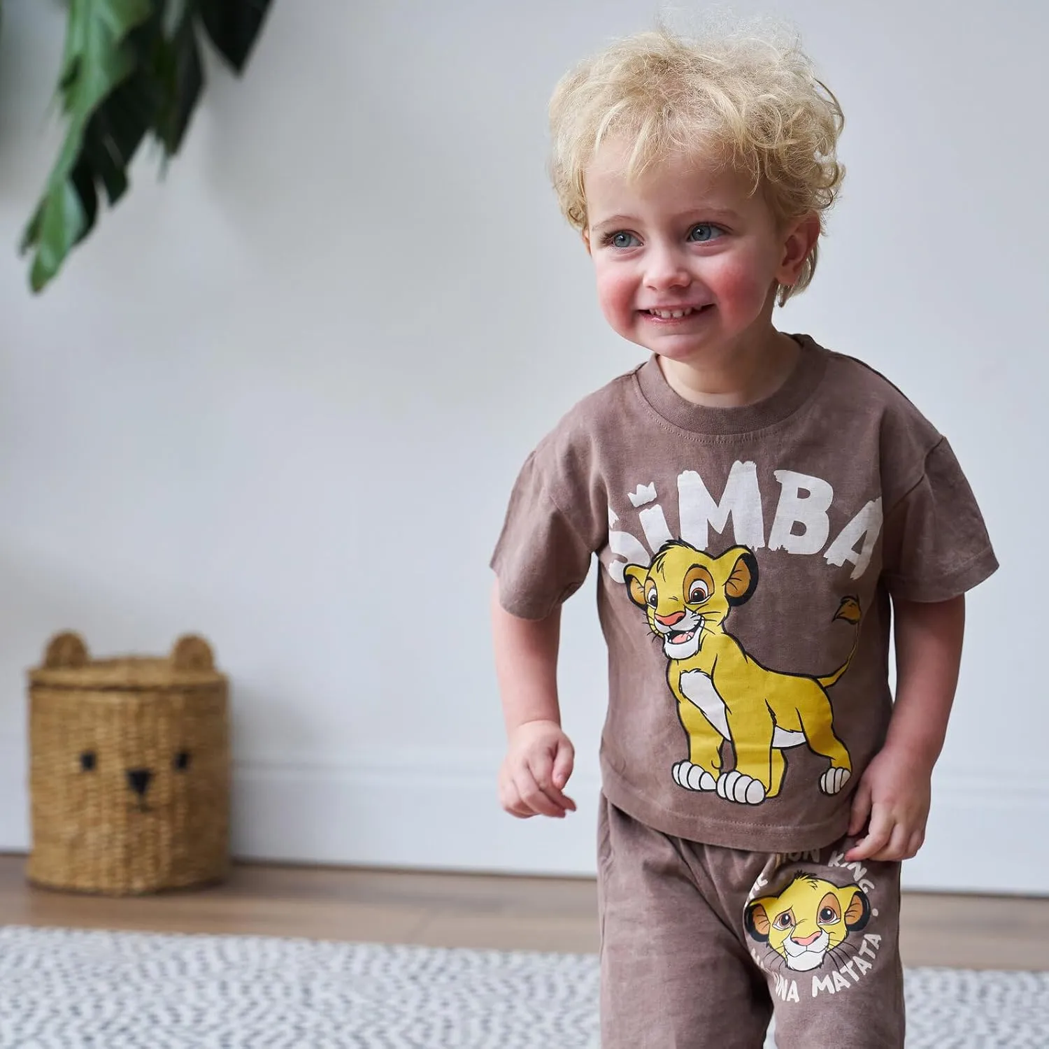 Disney Mickey Mouse Lion King Toy Story Cars French Terry T-Shirt & Shorts Set Infant to Big Kid Sizes (12 Months - 10-12)