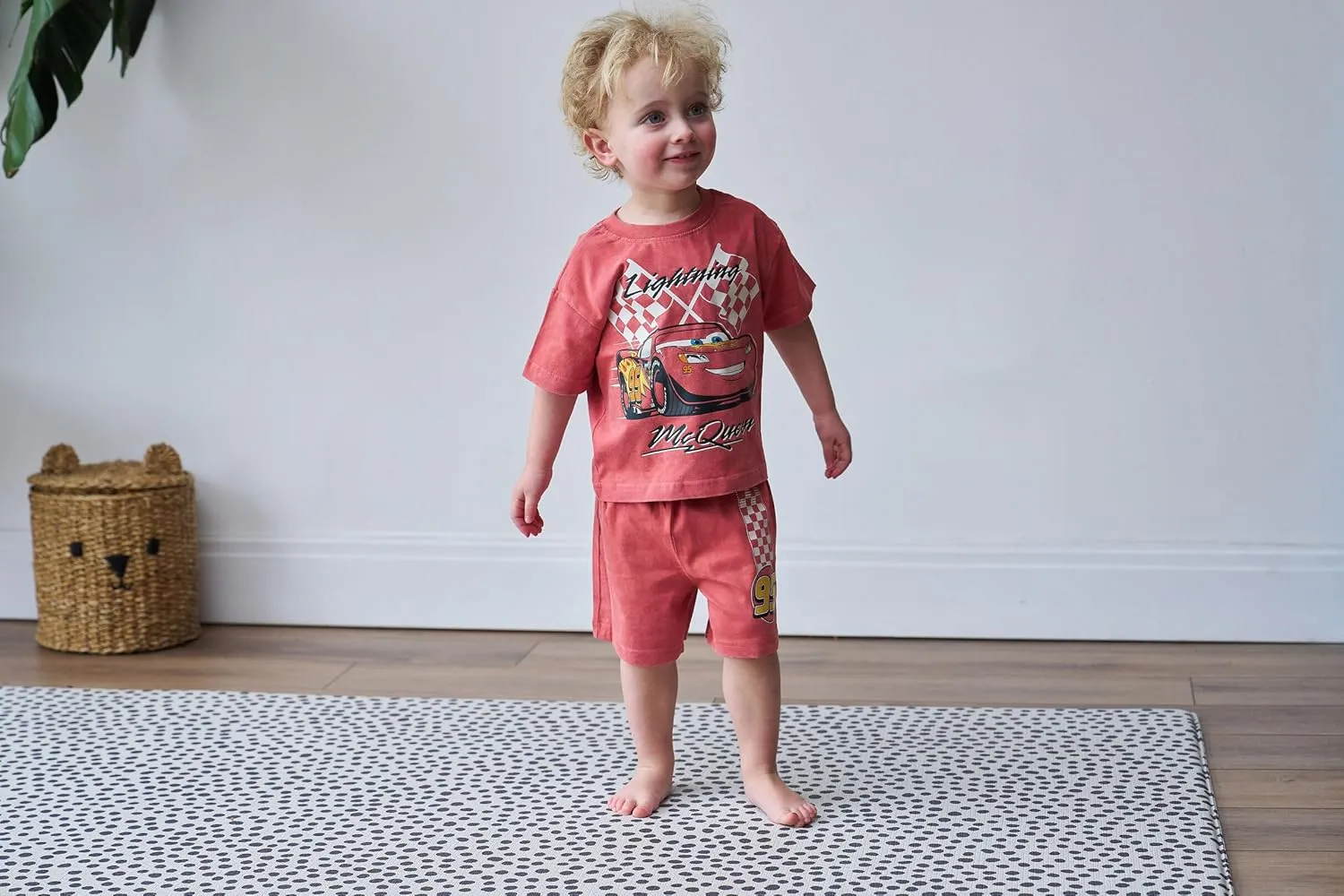 Disney Mickey Mouse Lion King Toy Story Cars French Terry T-Shirt & Shorts Set Infant to Big Kid Sizes (12 Months - 10-12)