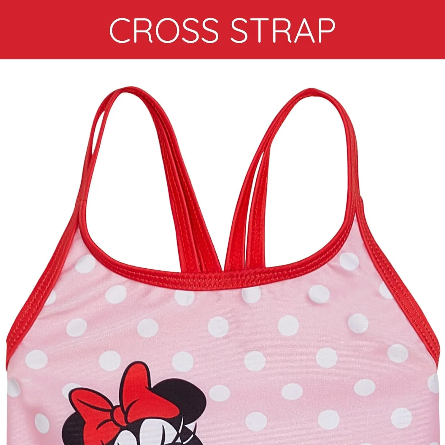 Disney Minnie Mouse Racerback Tankini Top and Bikini Bottom Swim Set Infant to Big Kid