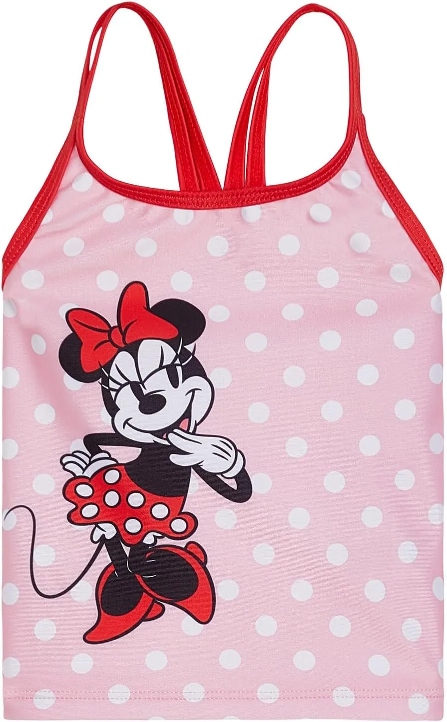 Disney Minnie Mouse Racerback Tankini Top and Bikini Bottom Swim Set Infant to Big Kid