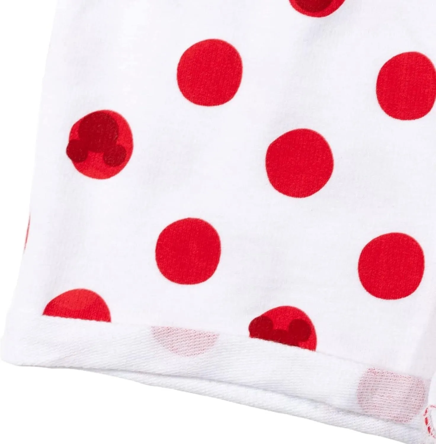 Disney Minnie Mouse T-Shirt French Terry Shorts and Scrunchie 3 Piece Outfit Set Infant to Big Kid