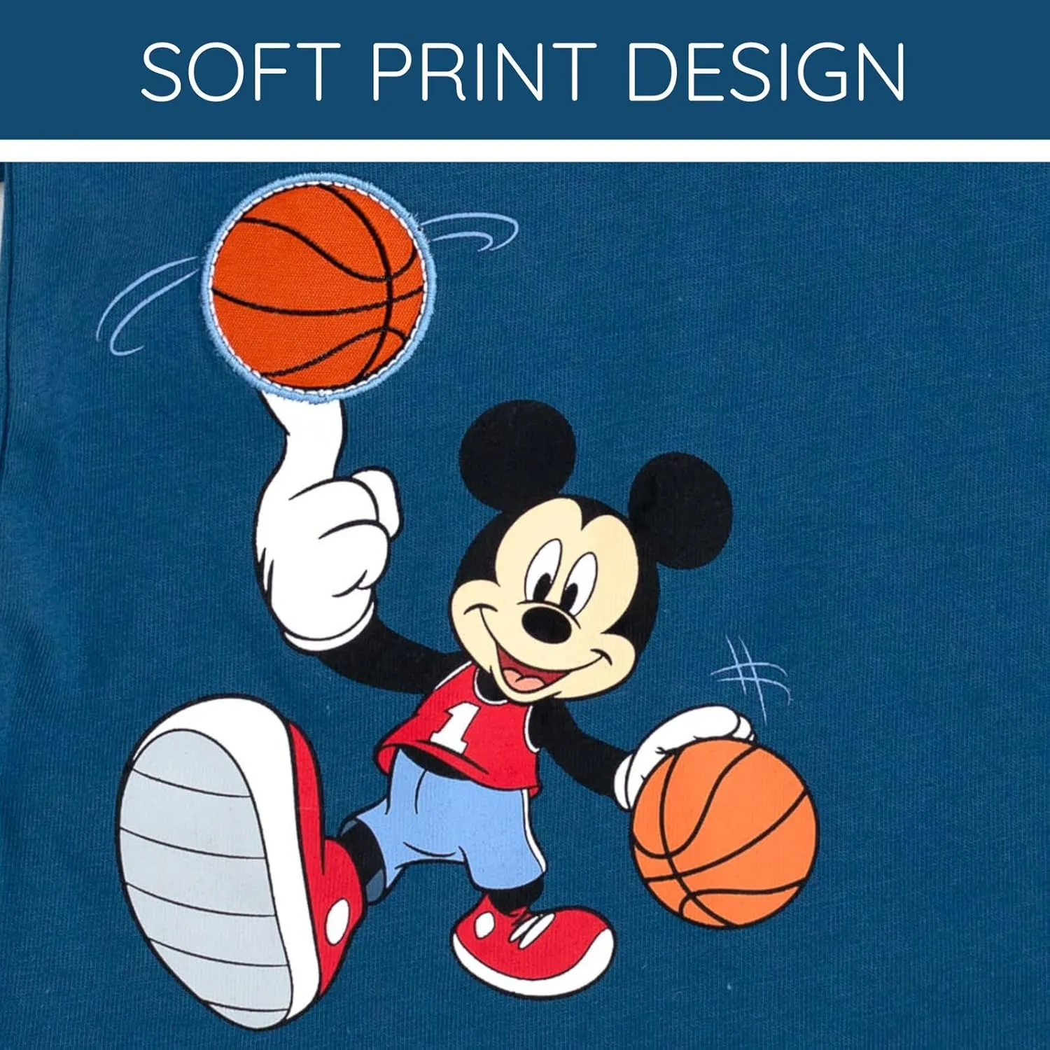 Disney T-Shirt and Shorts Outfit Set Newborn to Little Kid Sizes (0-3 Months - 5)