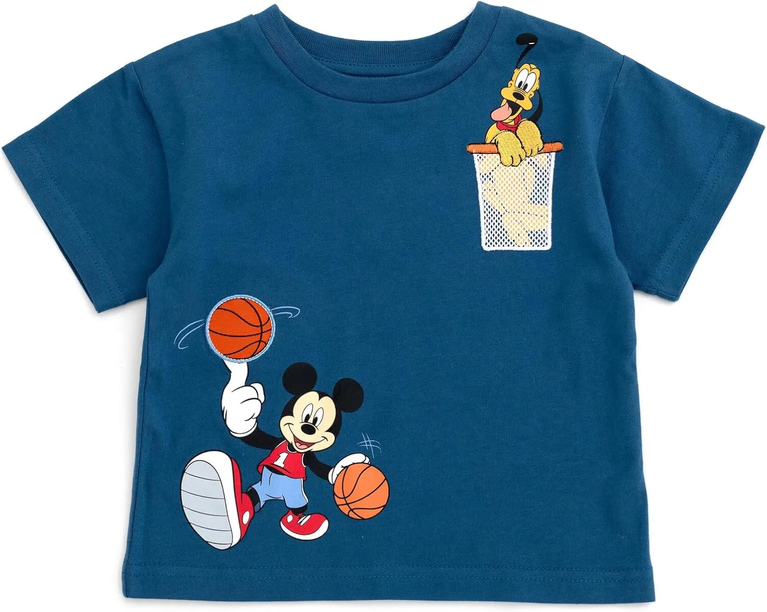 Disney T-Shirt and Shorts Outfit Set Newborn to Little Kid Sizes (0-3 Months - 5)