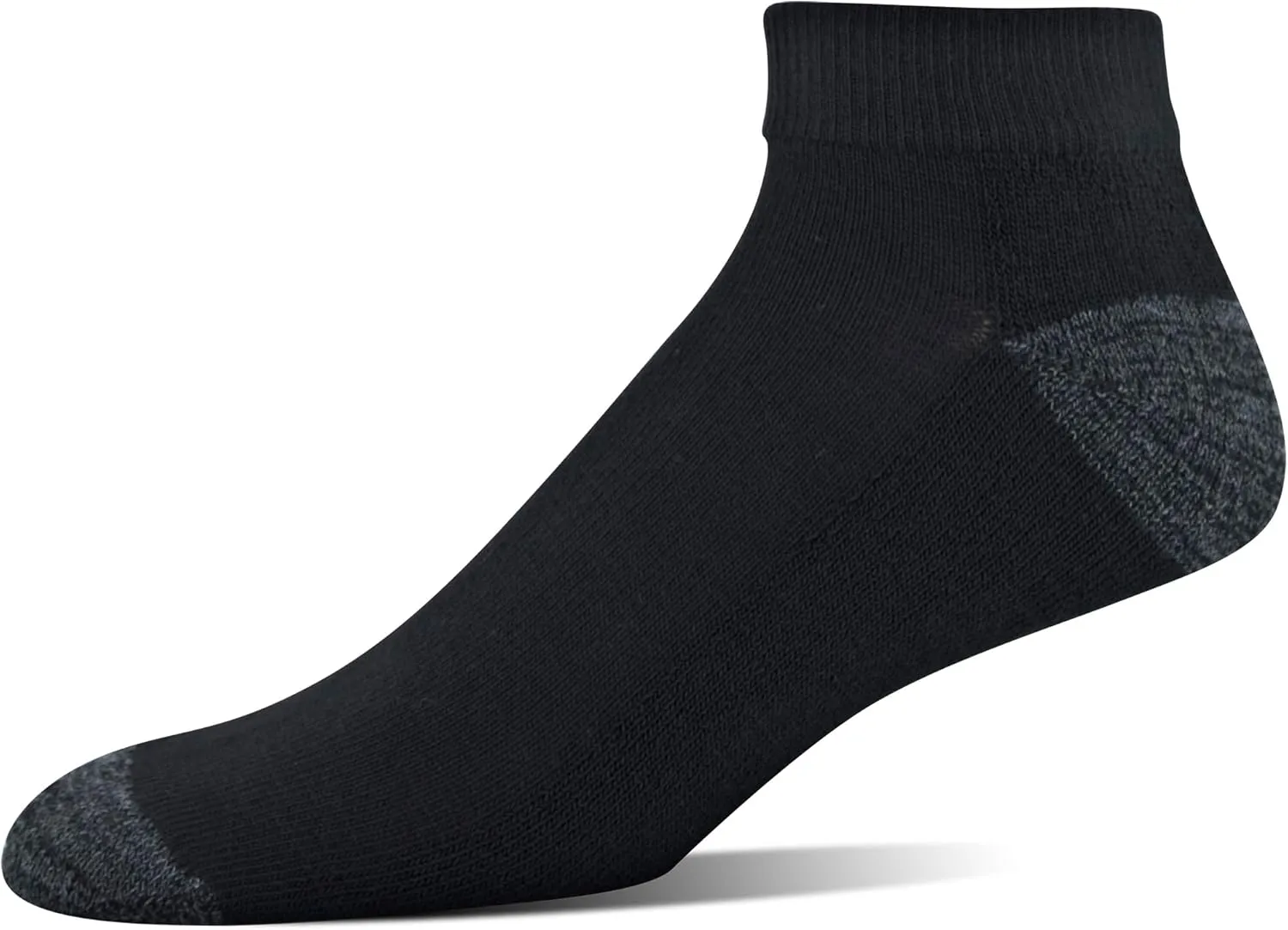 Gildan Men's Polyester Half Cushion Low Cut Socks, 12-pack