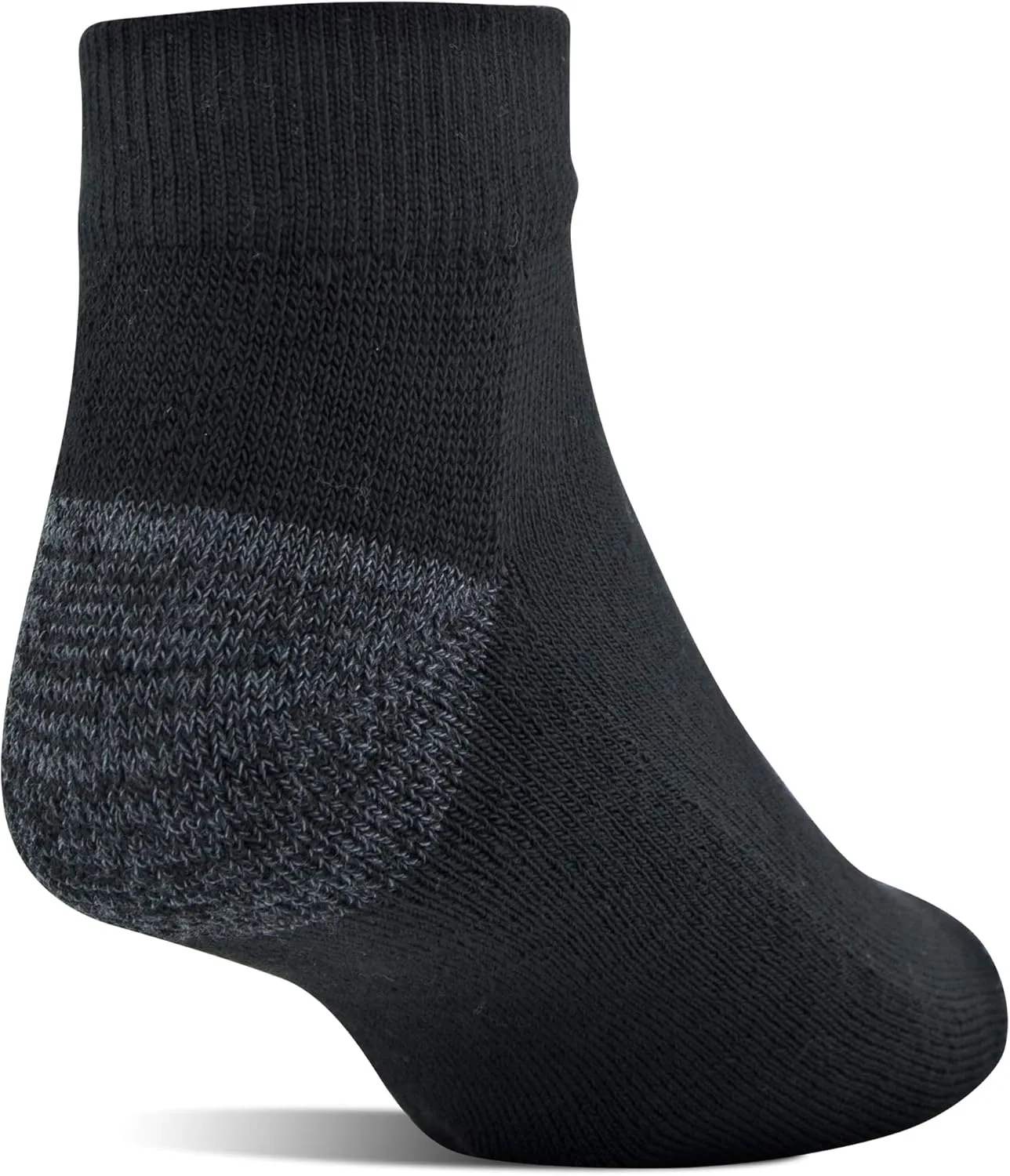 Gildan Men's Polyester Half Cushion Low Cut Socks, 12-pack