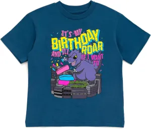 Godzilla Birthday T-Shirt Toddler to Big Kid Sizes (2T - 10-12)