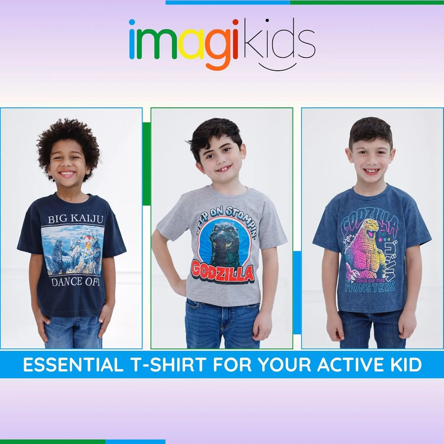 Godzilla Matching Family T-Shirt Toddler to Adult Sizes (4T - 2XL)