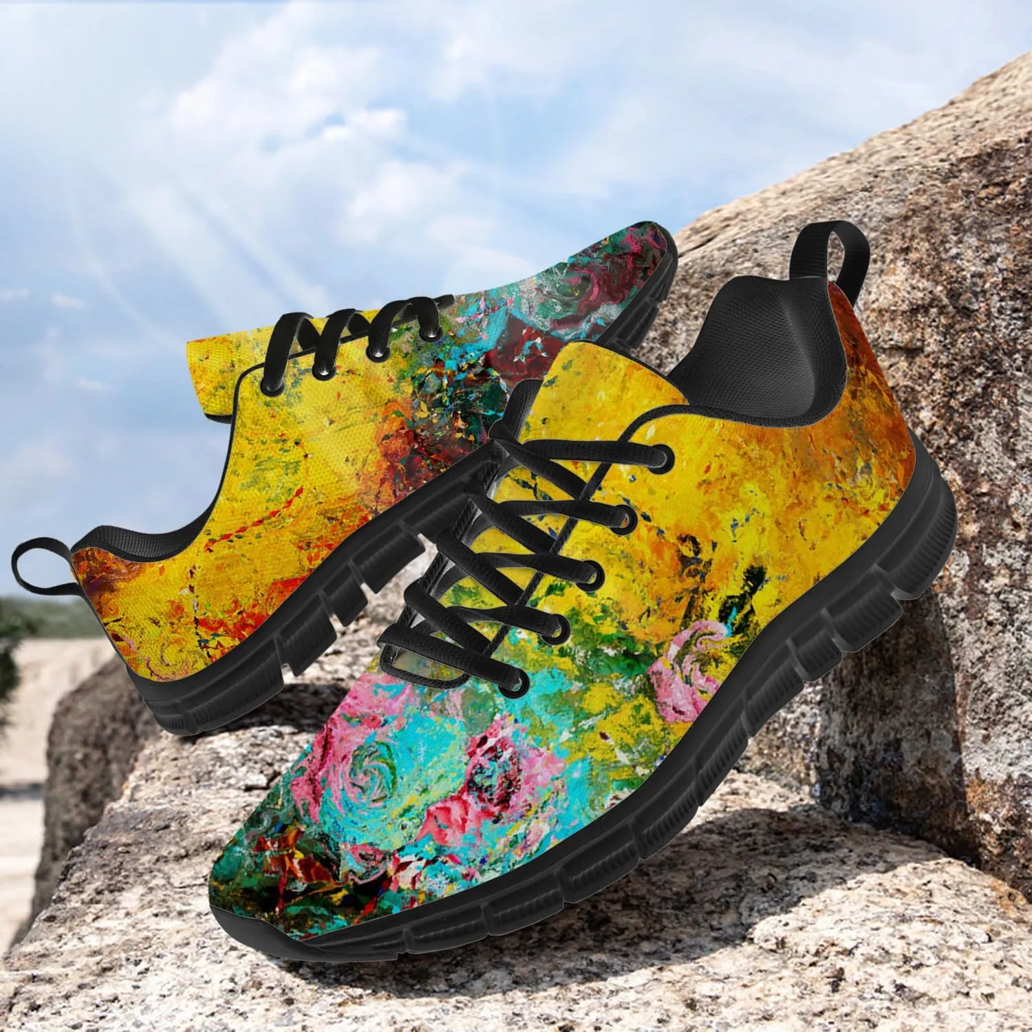 Graffiti Shoes for Women Men Running Shoes Walking Sneakers Tennis Shoes Gifts for Women Teens