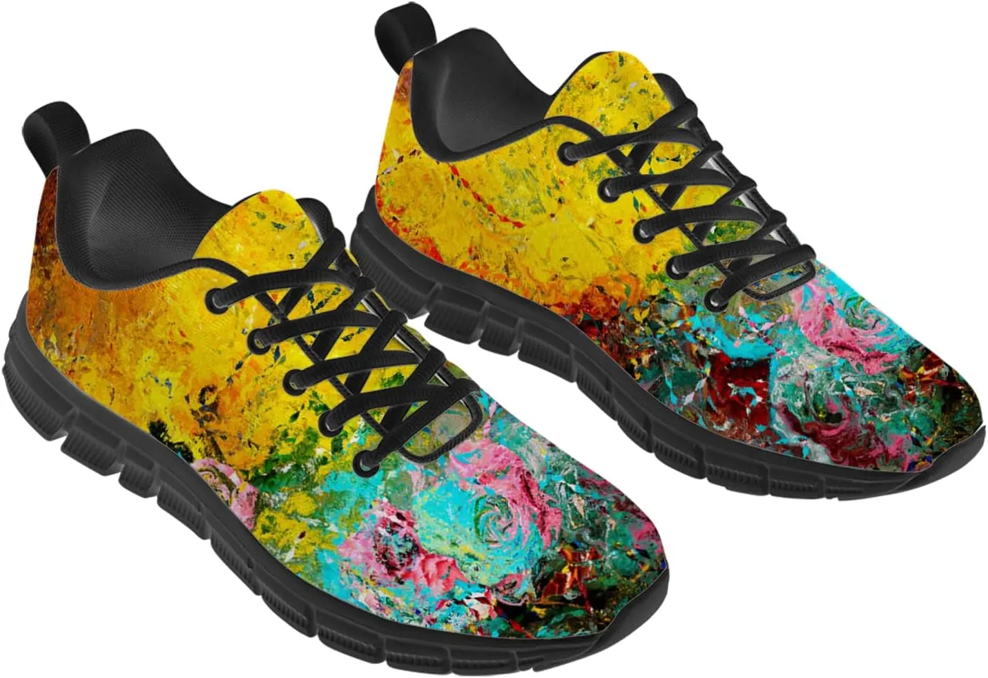 Graffiti Shoes for Women Men Running Shoes Walking Sneakers Tennis Shoes Gifts for Women Teens