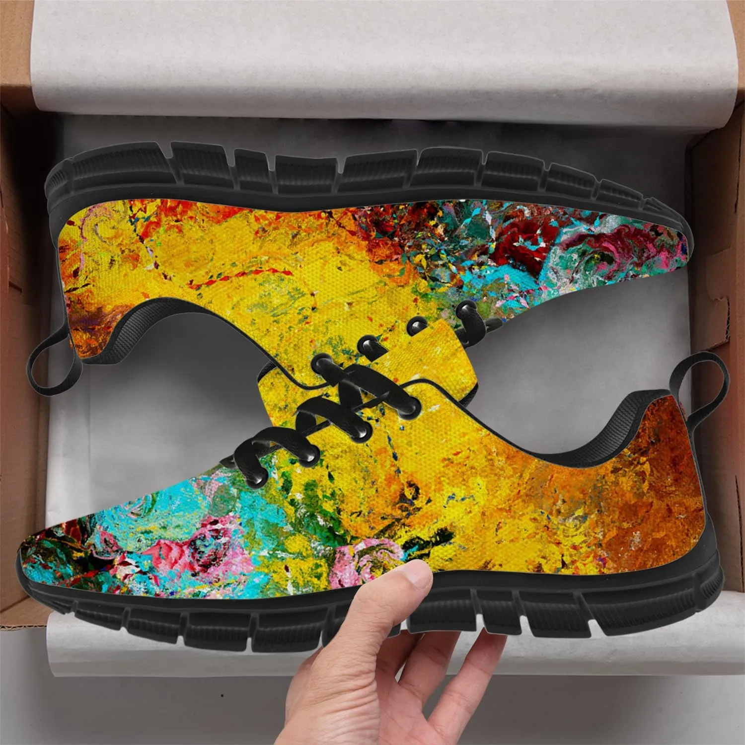 Graffiti Shoes for Women Men Running Shoes Walking Sneakers Tennis Shoes Gifts for Women Teens
