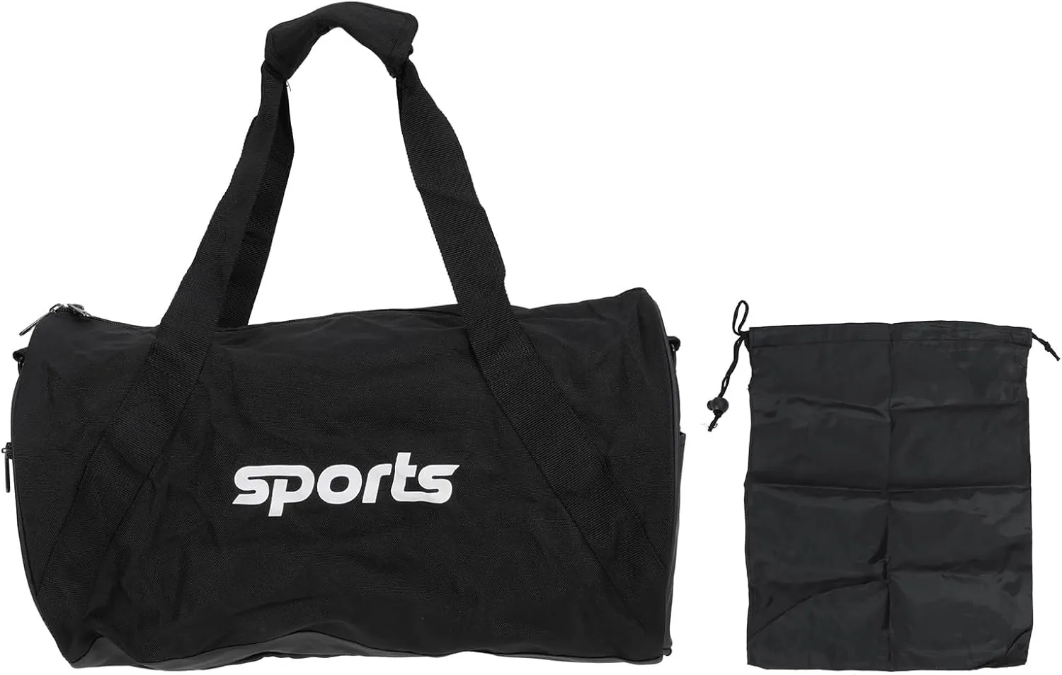 Gym Bag for Men Women, Large Travel Duffle with Shoe Compartment, Carry on Toiletry Bag, Weekender Overnight Sports Shoes Compartment Duffel Dry Wet Separated Pocket and Training