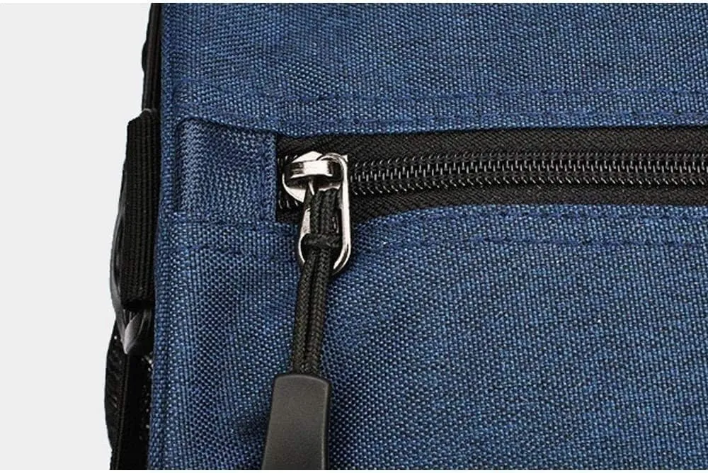 Gym Bag for Women & Men, Lightweight Travel Duffel Bag for Sports, Gyms and Weekend Getaway, Waterproof Dufflebag with Wet Pocket & Shoes Compartment Multifunctional Pocket (Color : Blue)