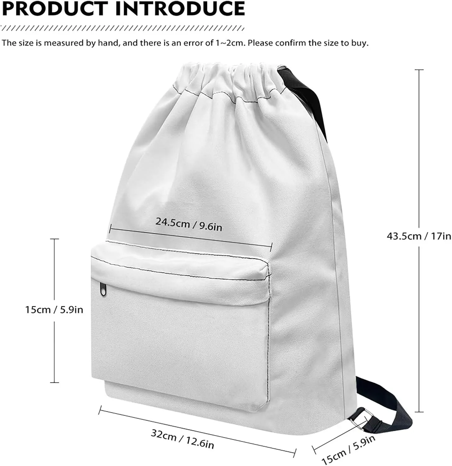 Gym Drawstring Backpack and Sports Headband Set Geometric Print, Sports Cinch String Sackpack with Shoes Compartment, Beach Pool Toy Bags,Balls Bag for Football Baseball Basketball