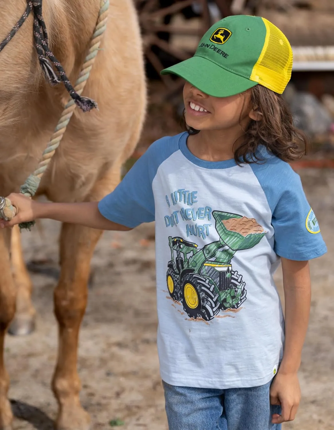 John Deere Truck T-Shirt Toddler to Little Kid Sizes (2T - 7-8)