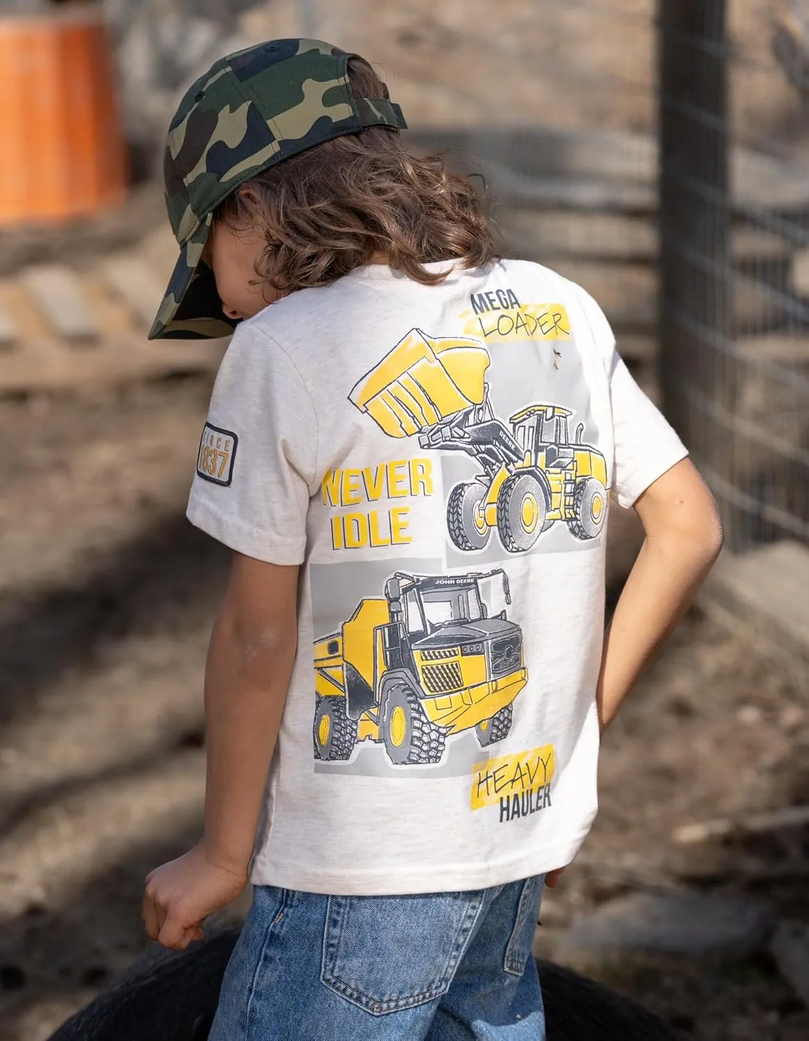 John Deere Truck T-Shirt Toddler to Little Kid Sizes (2T - 7-8)