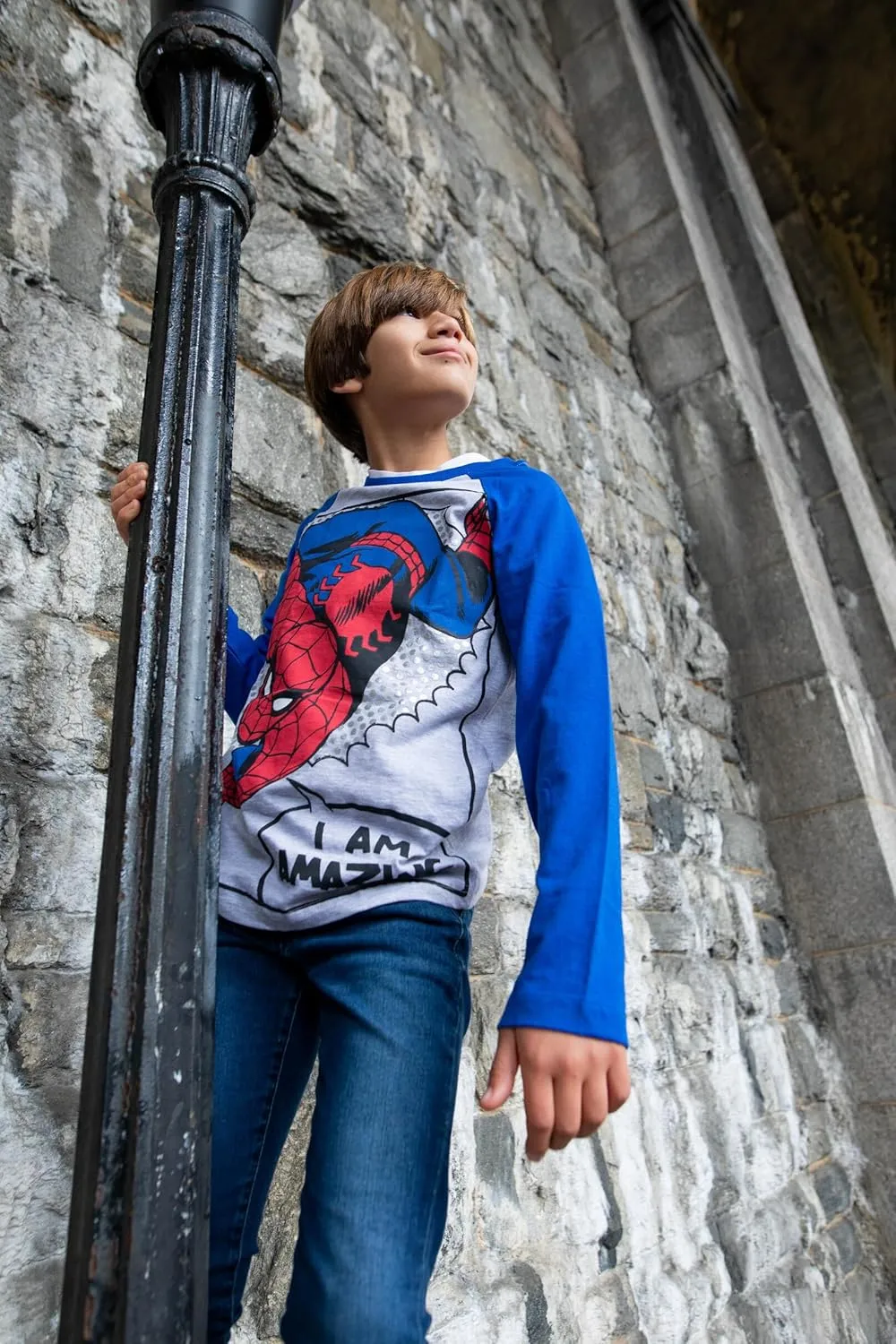 Marvel Avengers 4 Pack Long Sleeve T-Shirts Toddler to Big Kid