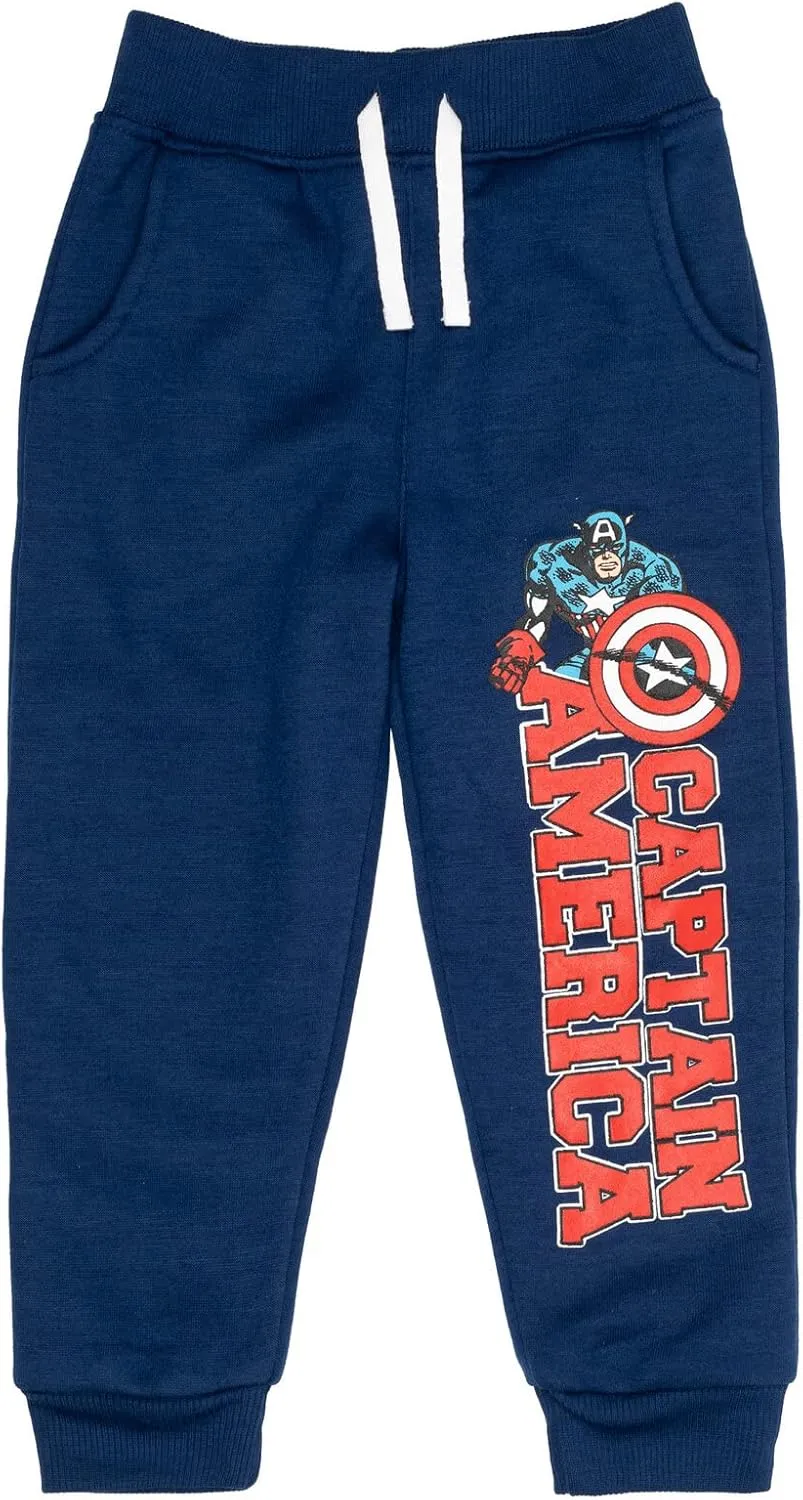 Marvel Avengers Fleece 3 Pack Jogger Pants Toddler to Big Kid Spider-Man Venom Iron Man Thor
