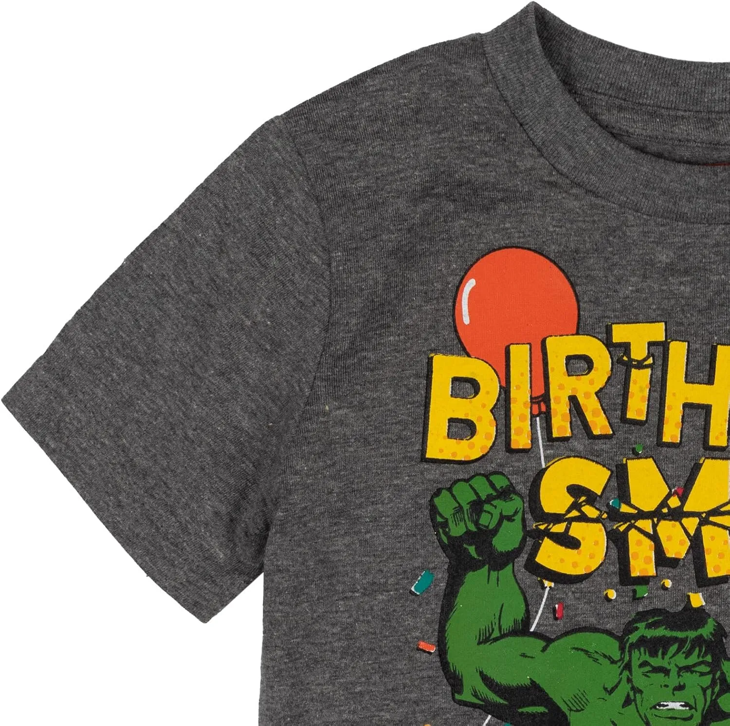 Marvel Avengers Spider-Man Captain America Hulk Birthday T-Shirt Toddler to Big Kid