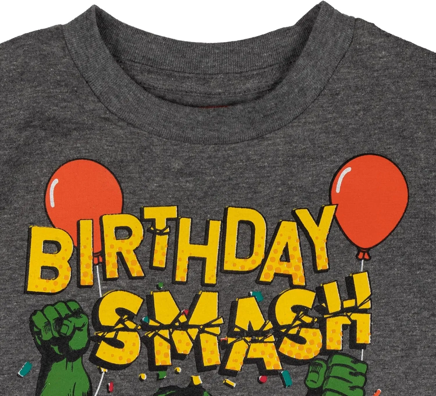 Marvel Avengers Spider-Man Captain America Hulk Birthday T-Shirt Toddler to Big Kid