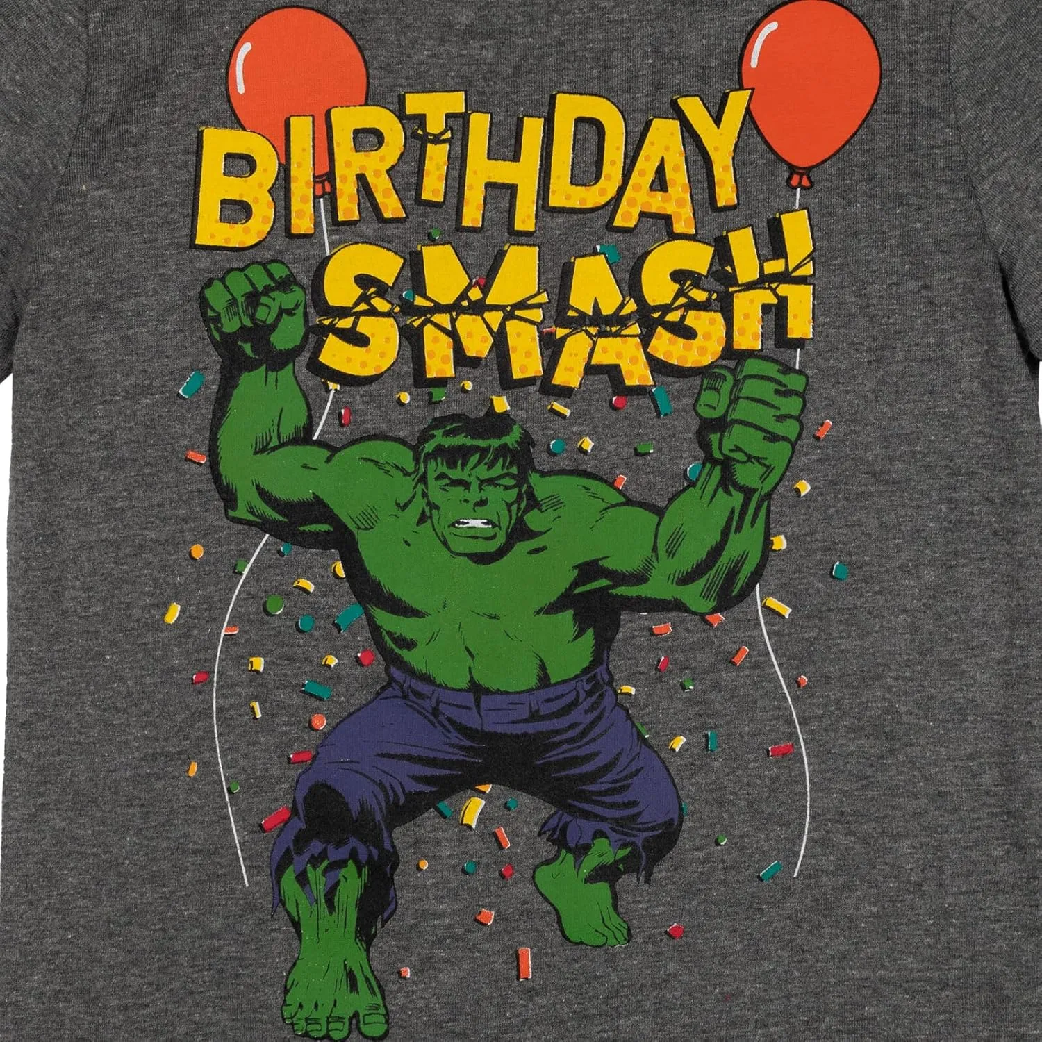 Marvel Avengers Spider-Man Captain America Hulk Birthday T-Shirt Toddler to Big Kid