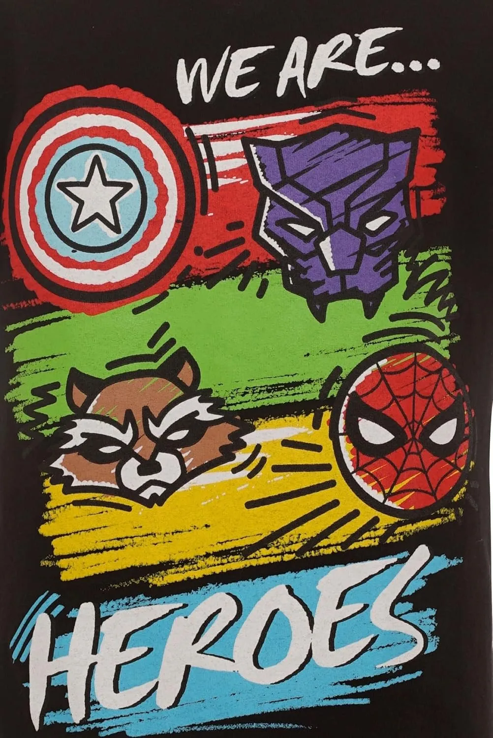 Marvel Avengers Spider-Man Iron Man Thor 3 Pack T-Shirts Toddler to Big Kid
