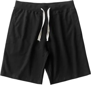 Men Cotton Classic Sweat Drawstring Shorts Running Gym Cotton Sweat Mens Short Athletic Workout Lounge Short