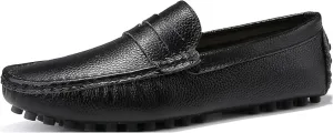 Men's Artificial Leather Penny Loafers, Casual Slippers, Driving Daily Casual Flat Shoes, Loafers