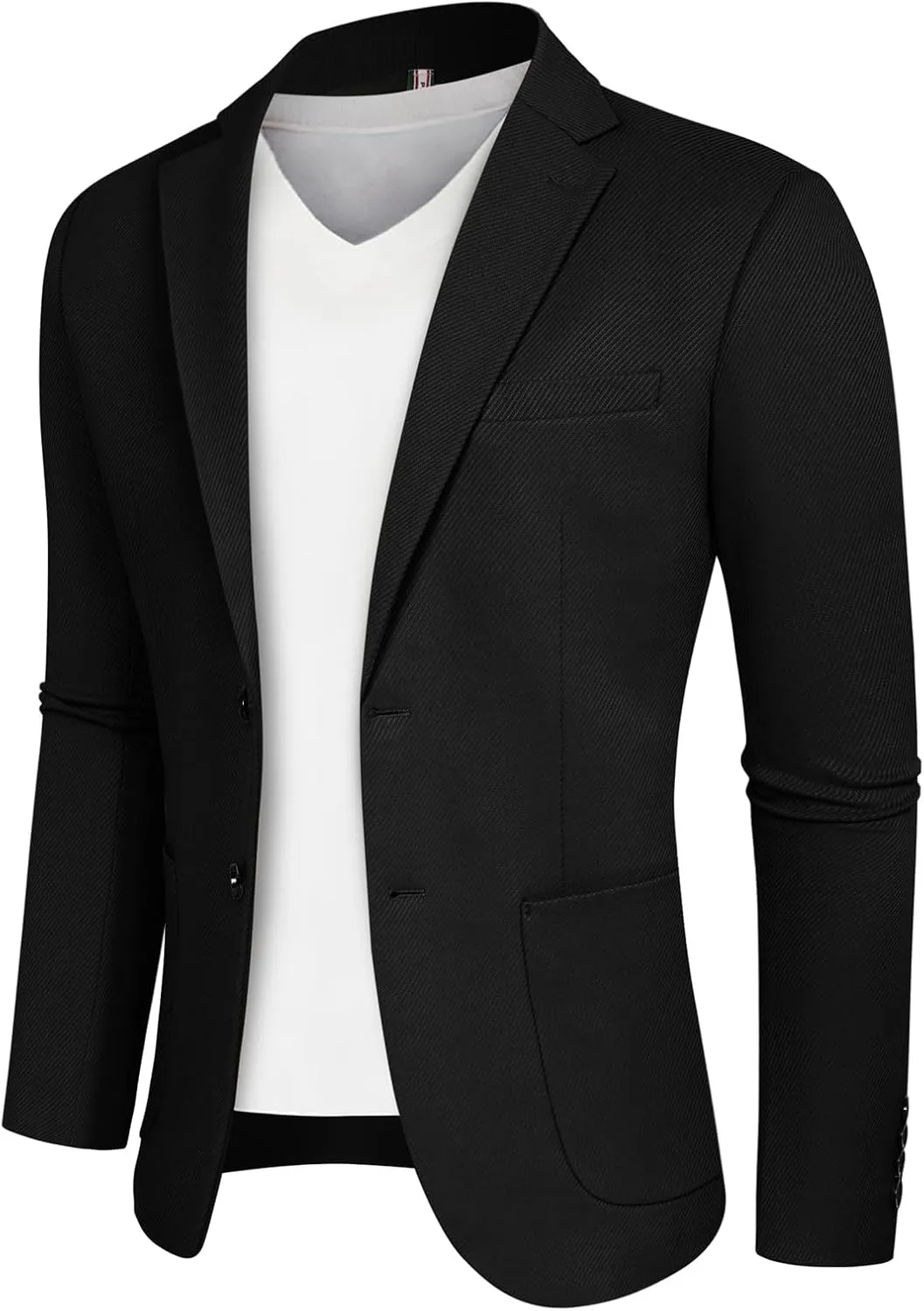 Mens Casual Sport Coats Two Button Suit Jacket with Pockets Lightweight Sport Coat Blazer