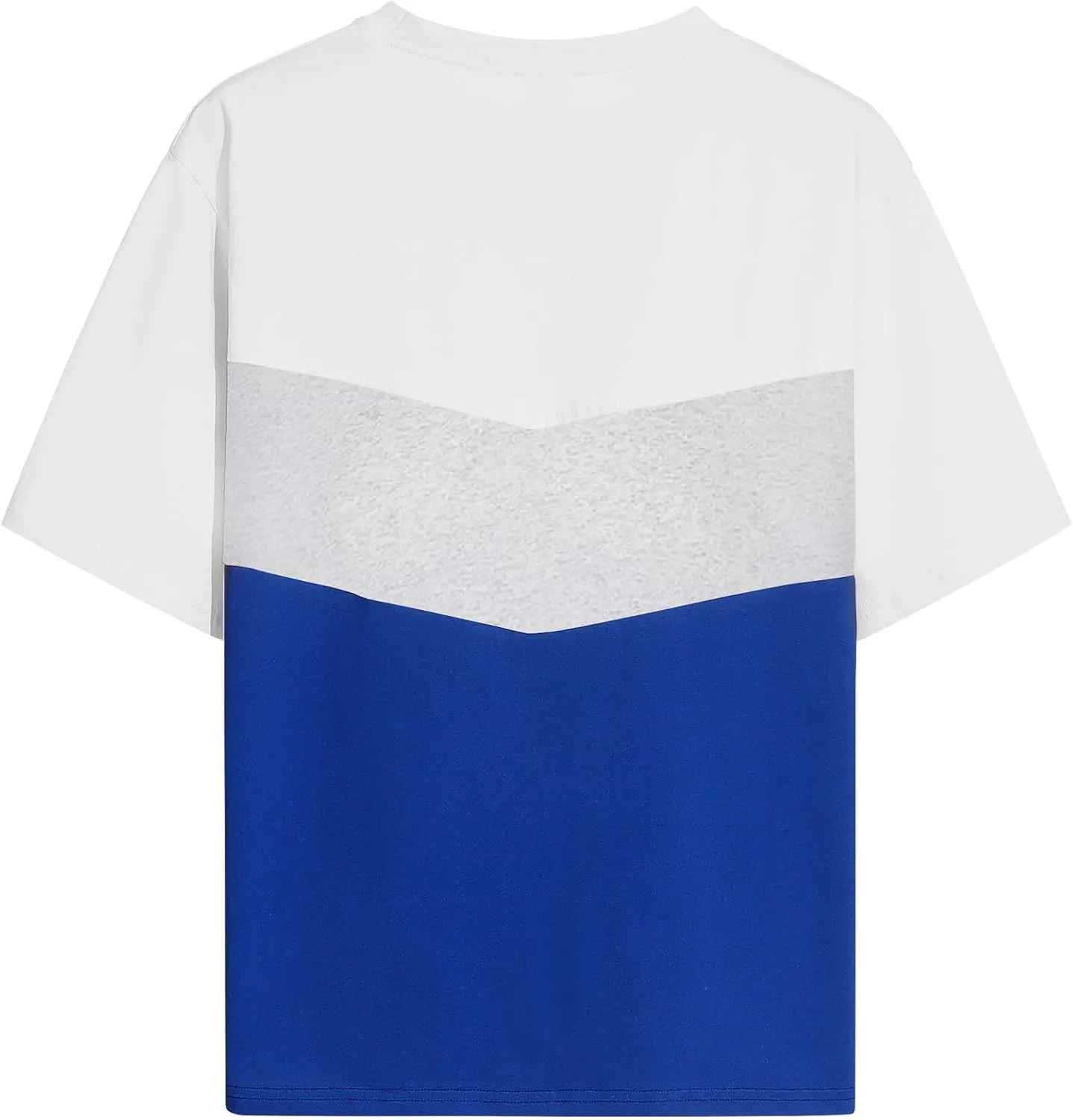 Men's Color Block T-Shirts Casual Short Sleeves Summer Basic Crew Neck Tee Tops