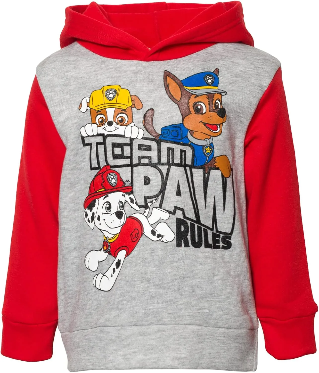 Nickelodeon Paw Patrol Fleece Pullover Hoodie and Pants Outfit Set Toddler to Big Kid Sizes (2T - 10-12)