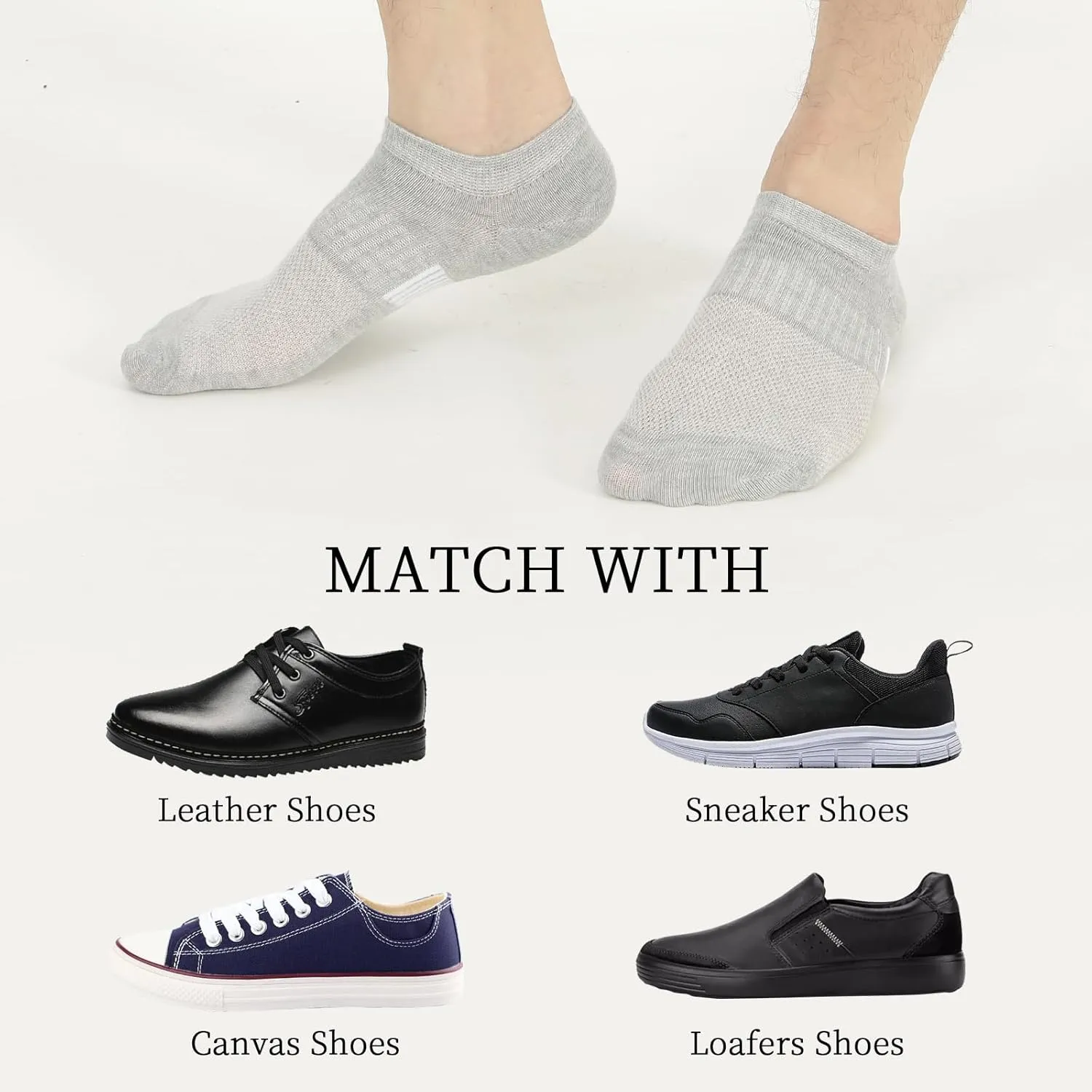 No Show Socks Womens and Men Slipper Low Cut Ankle Socks Running Novelty Casual Invisible Athletic Socks